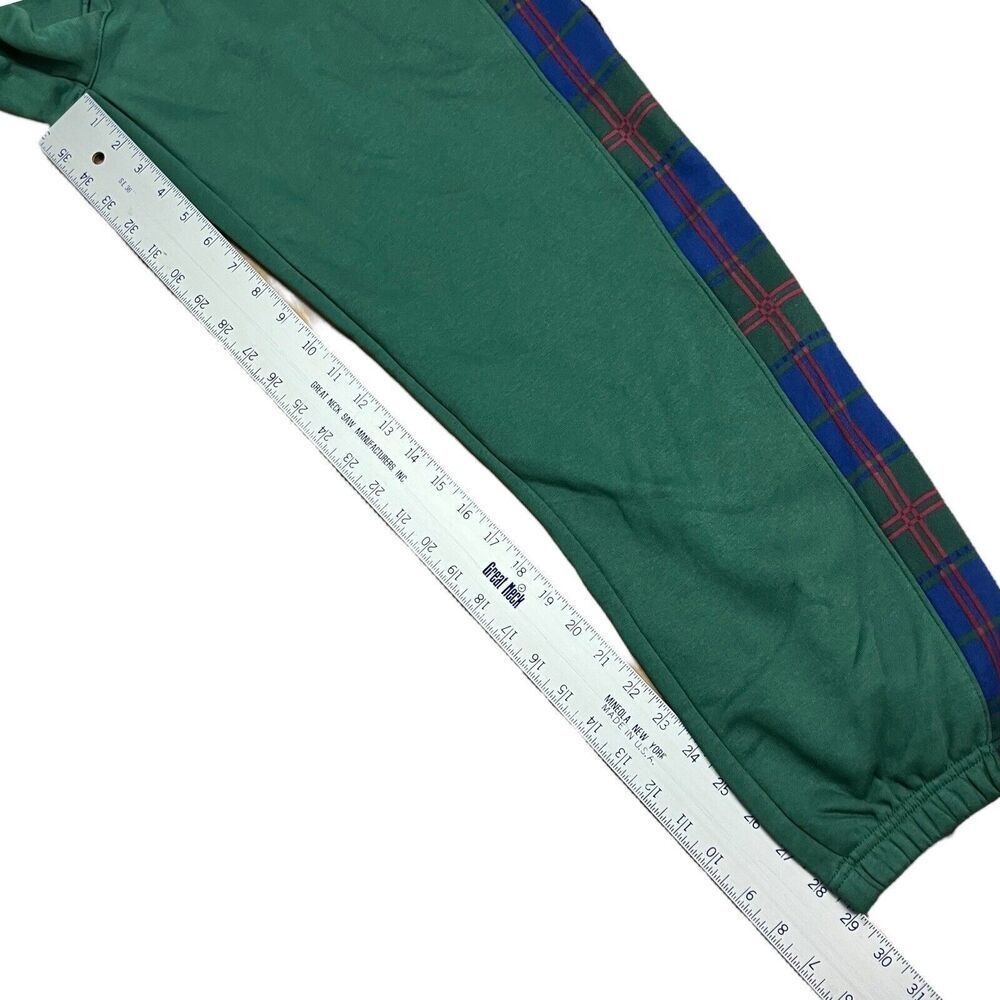 Air Jordan Pants Womens M Flight Brooklyn Fleece Joggers Tartan Plaid DX7463-333 - Picture 4 of 14